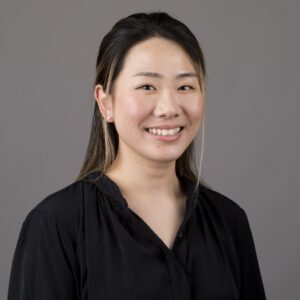 Sumin You, physical therapist at Lakeshore Physical Therapy, wearing a black top, smiling at the camera